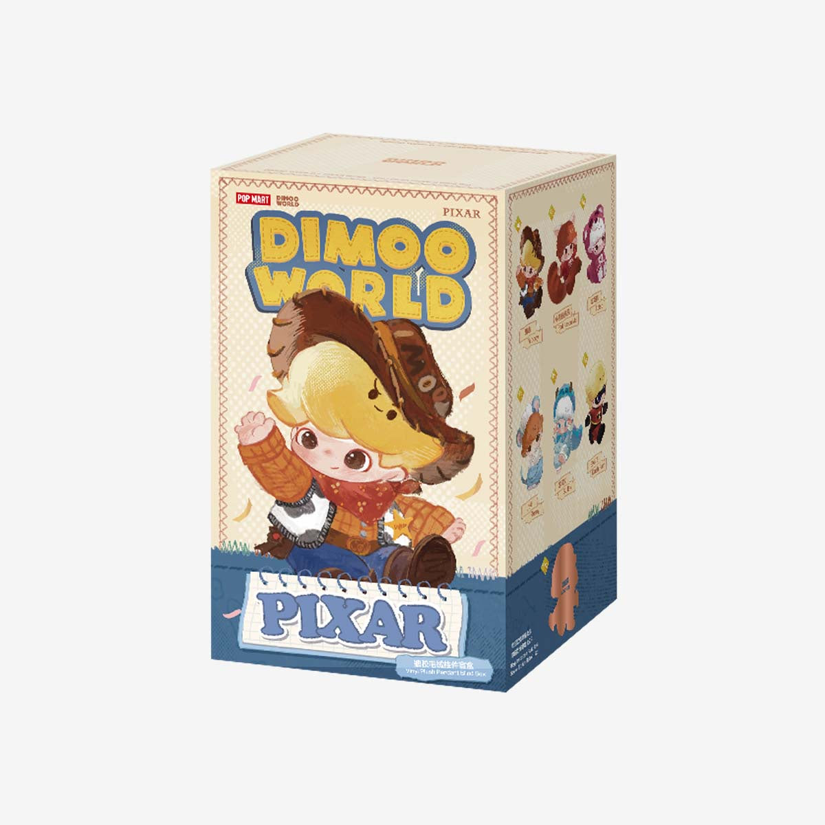 POP MART - DIMOO WORLD × PIXAR Series - Vinyl Plush Pendant Blind Box - No return & refund & exchange - Resale