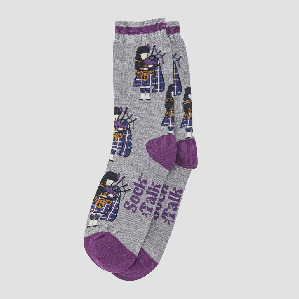 Bamboo Socks - Grey Marl, Piper (UK7-11)