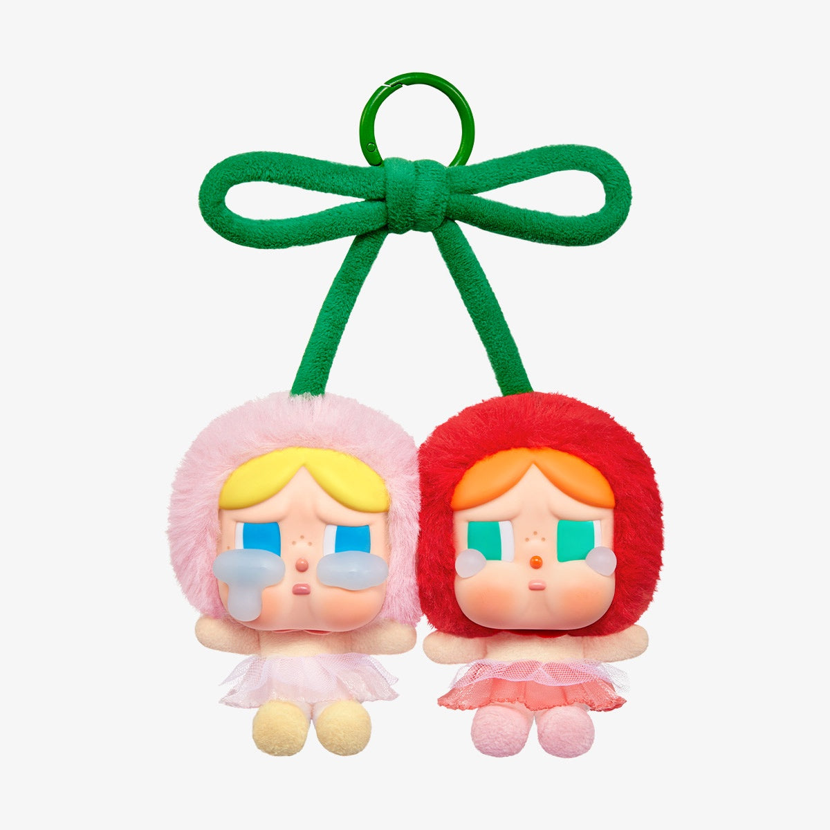 POP MART - CRYBABY - Crying For Love Series - Vinyl Plush Hanging Card (Love You Cherry Much) - No return & refund & exchange - Resale
