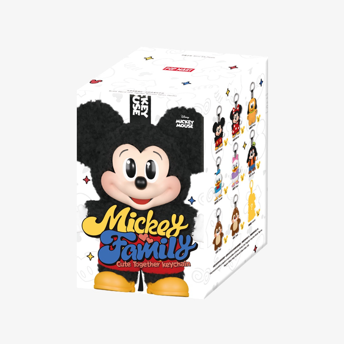 POP MART - Mickey Family Cute Together Keychain Series Figures - No return & refund & exchange - Resale