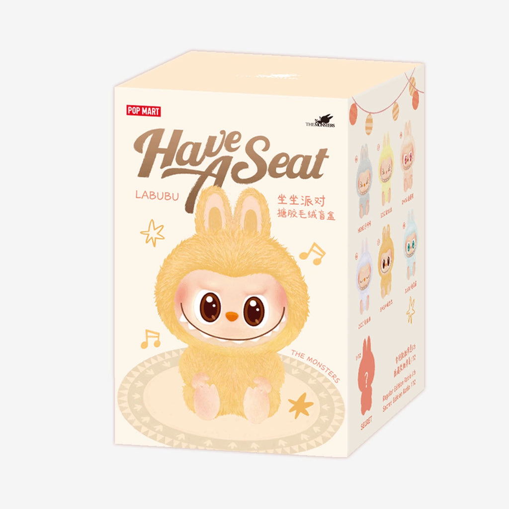 POP MART - Labubu - THE MONSTERS - Have a Seat - Vinyl Plush Blind Box - No return & refund & exchange - Resale