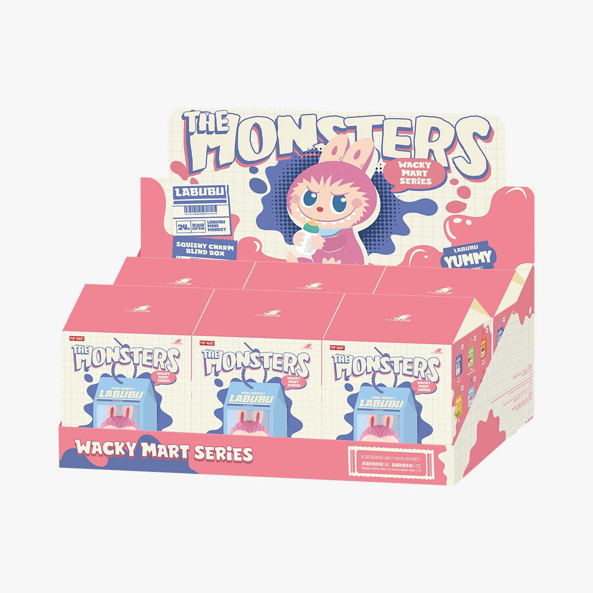 POP MART - THE MONSTERS Wacky Mart Series-Pinch Pendant Blind Box - No return & refund & exchange - Resale