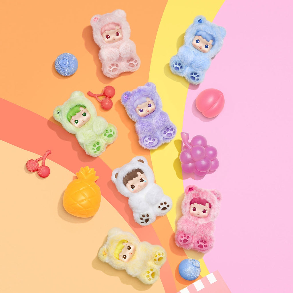 POP MART - HACIPUPU - Gummy Bear Series-Vinyl Plush Pendant Blind Box - No return & refund & exchange - Resale