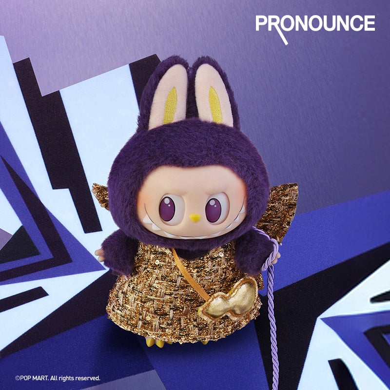 POP MART - LABUBU × PRONOUNCE - WINGS OF FORTUNE - Vinyl Plush Hanging Card - No return & refund & exchange - Resale