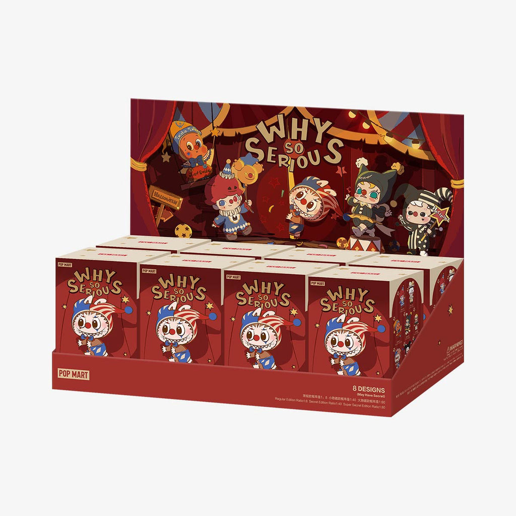 POP MART - WHY SO SERIOUS Series-Vinyl Plush Pendant Blind Box - No return & refund & exchange - Resale