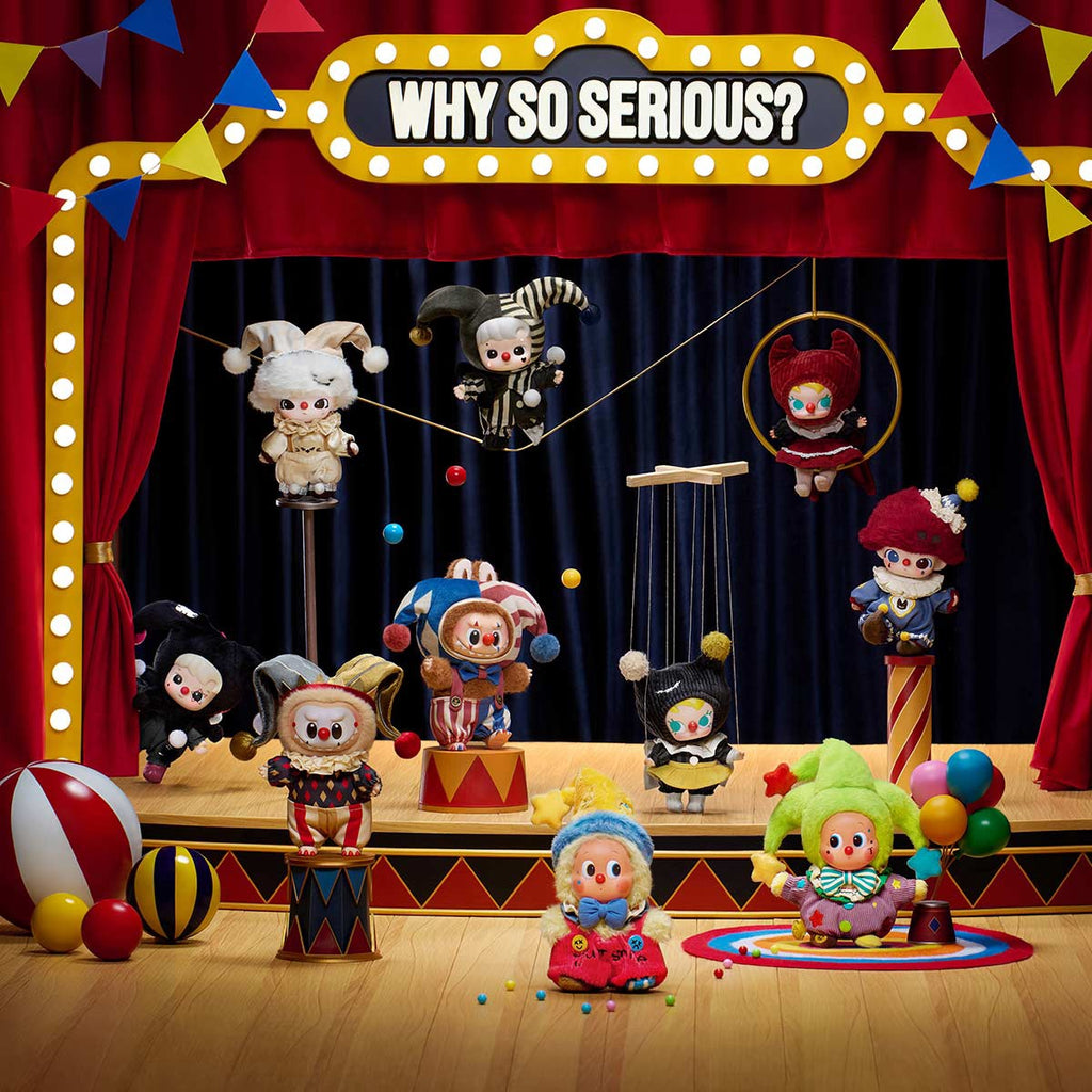 POP MART - WHY SO SERIOUS Series-Vinyl Plush Pendant Blind Box - No return & refund & exchange - Resale