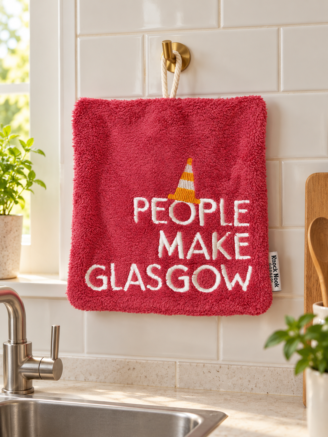 Knock Nook Original Design-Glasgow Hand Towel