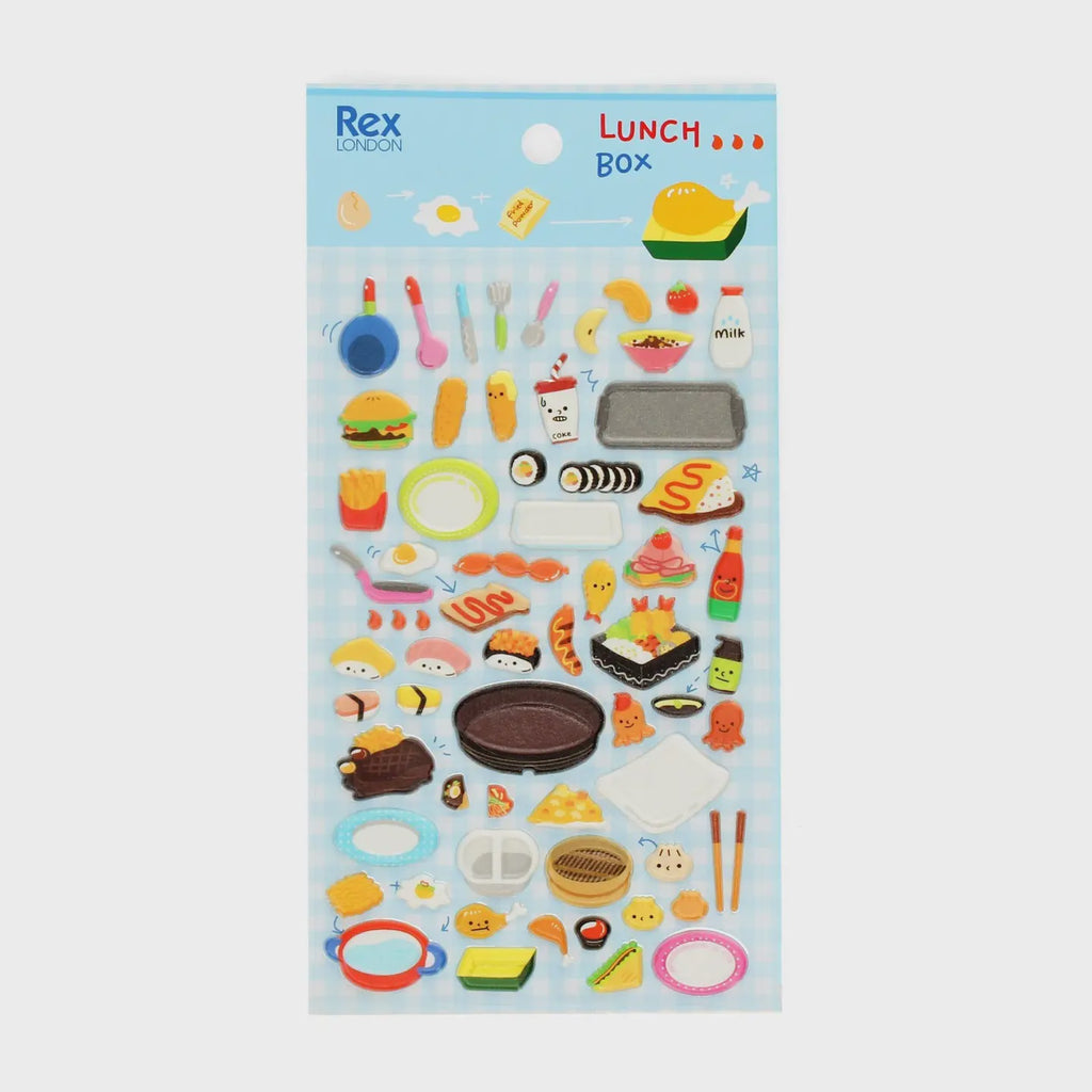 3D Puffy Stickers - Lunch Box