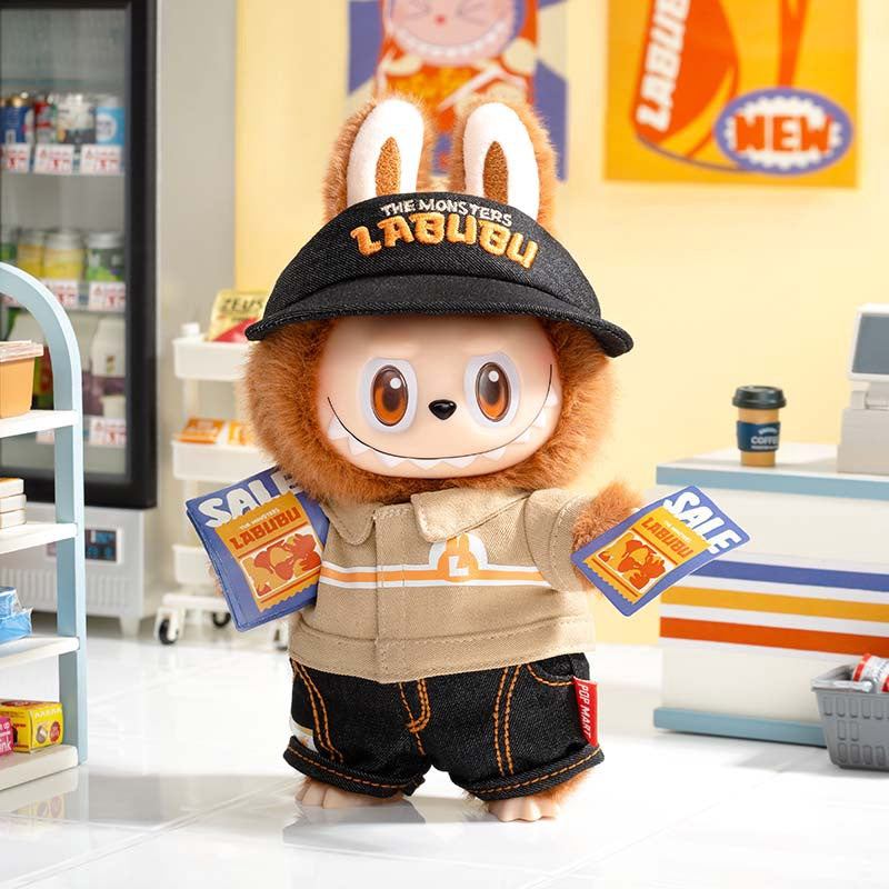 POP MART - Labubu - The Monsters Wacky Mart Series Vinyl Plush Hanging Card - No return & refund & exchange - Resale