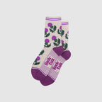 Scottish Thistles Bamboo Socks in Cream (UK3-7)