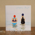 'christmas Angels' Card (Wild Swimming)