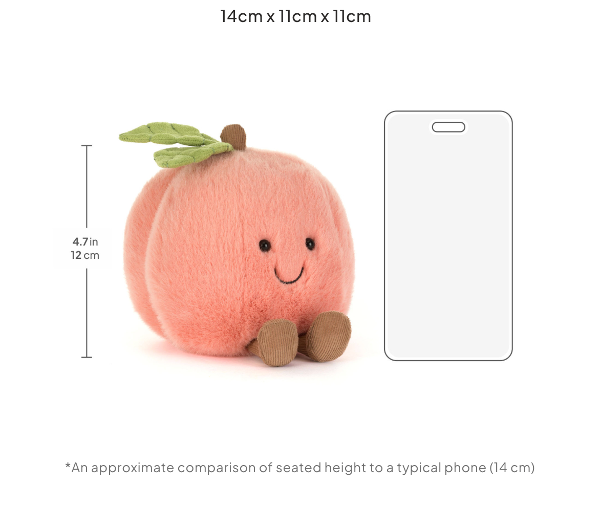 Jellycat Amuseables Peach