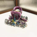 Crystal Claw Clip - 8CM - Flower