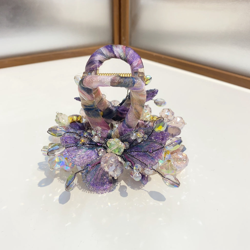 Crystal Claw Clip - 8CM - Butterfly