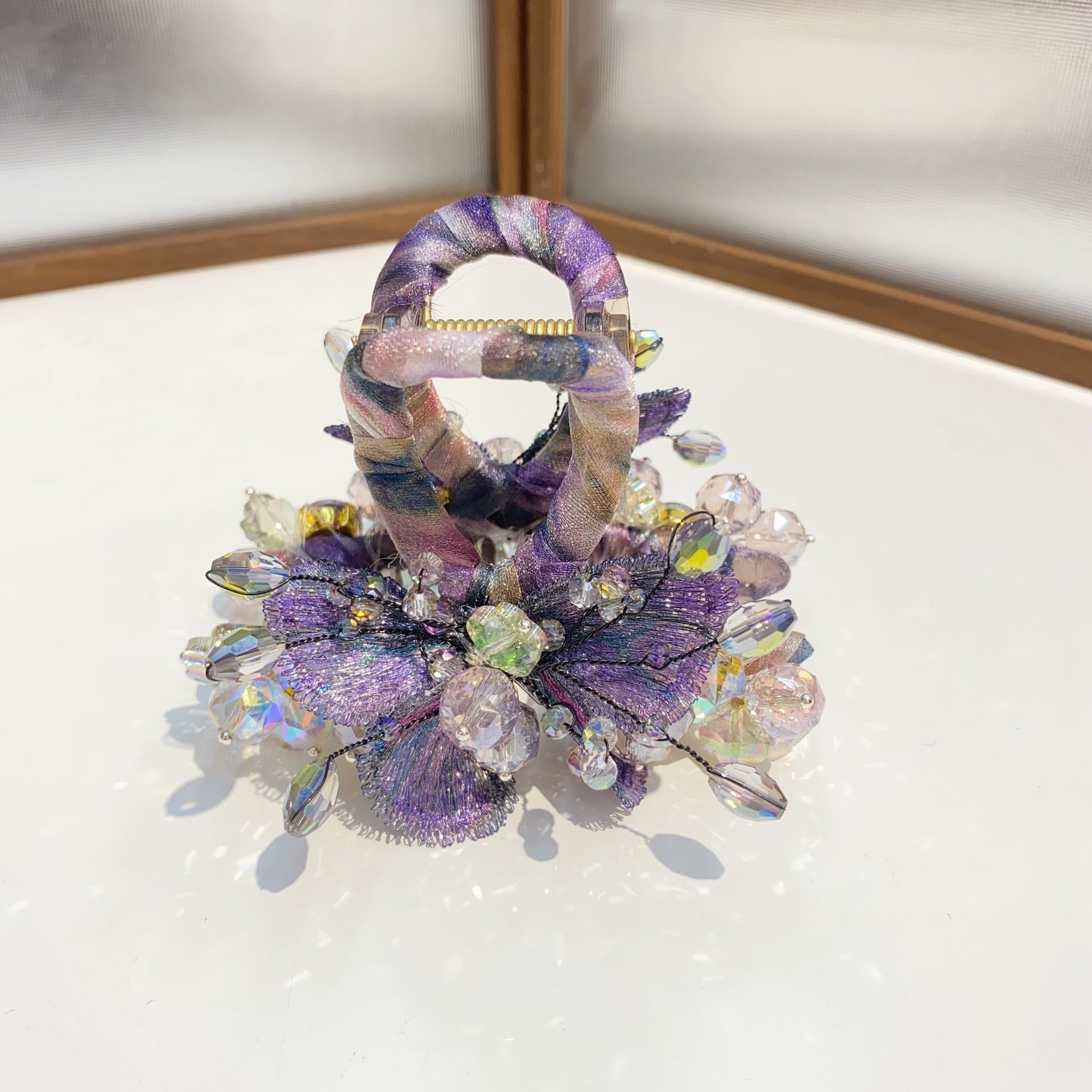 Crystal Claw Clip - 8CM - Butterfly