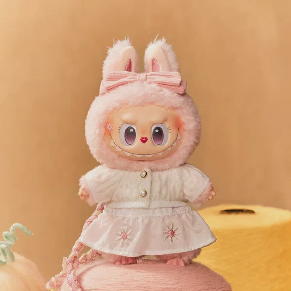 Pop Mart - Labubu - The Monster - Mokoko Fall Into Sweaters Series - Vinyl Plush Pendant - No return & refund & exchange - Resale