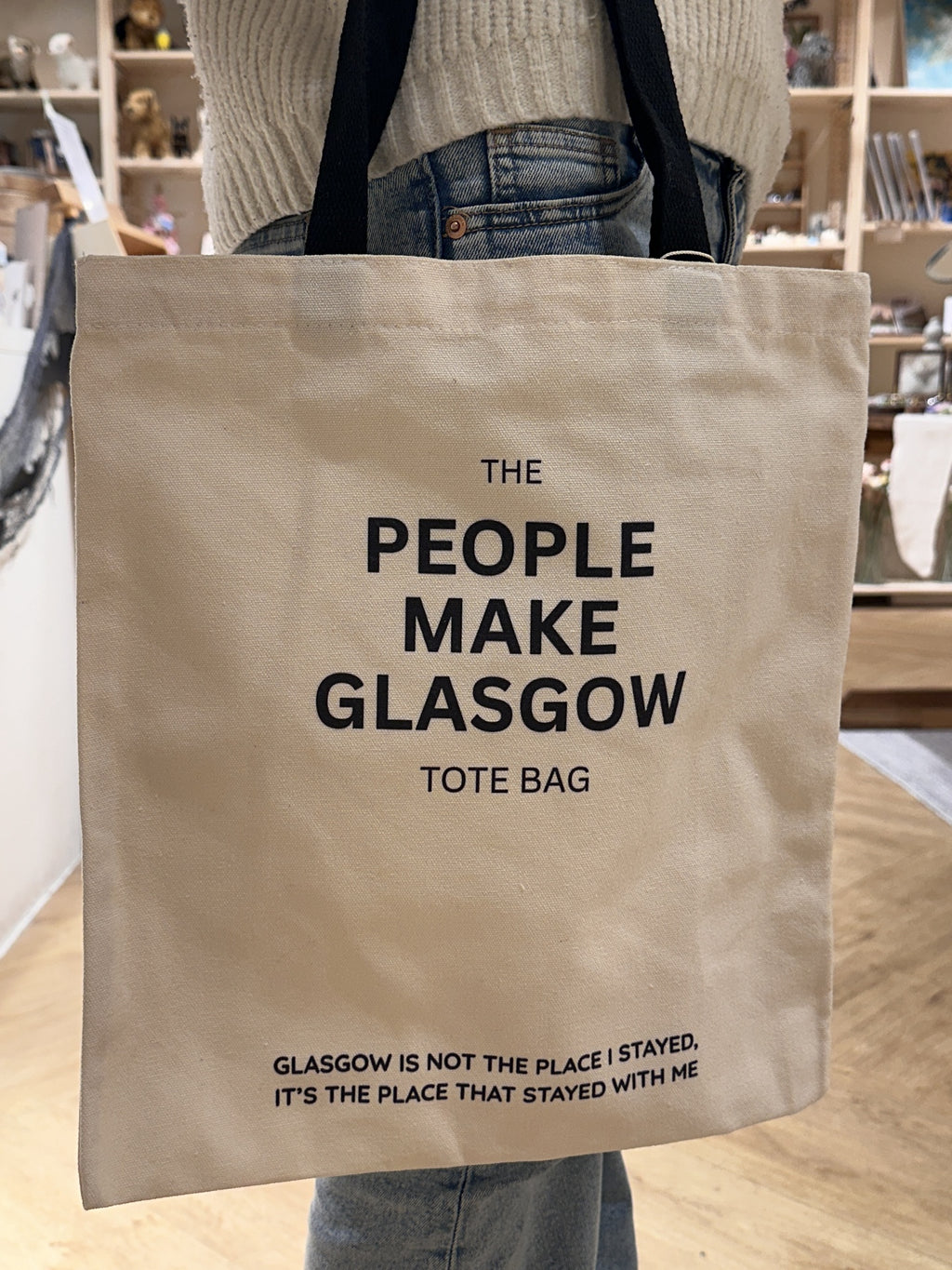 Knock Nook Desigan Canvas bag - People Make Glasgow
