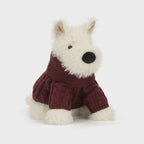 Jellycat Munro Scottie Dog 'Winter Jumper'