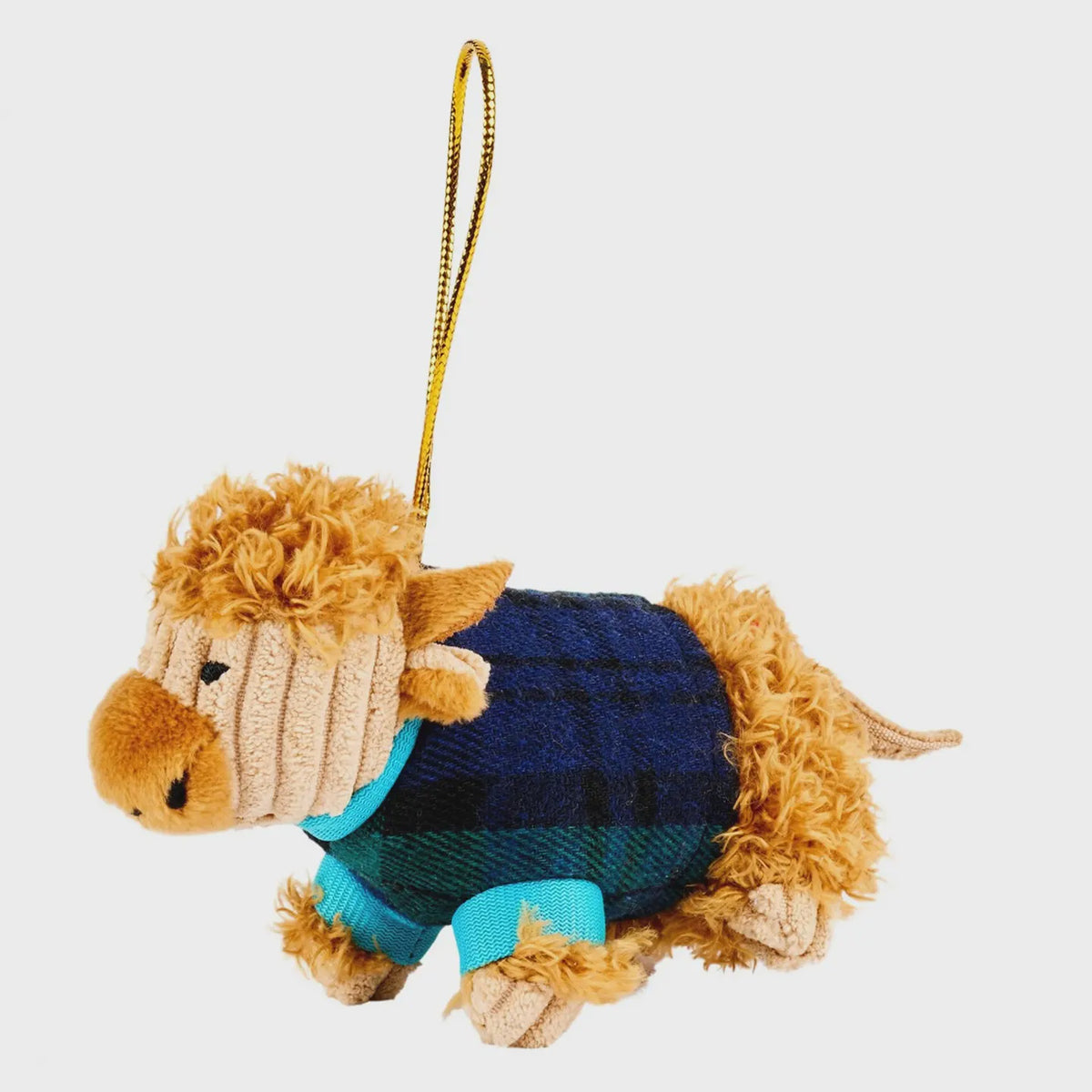 Highland Cow Hanging Decoration Corduroy