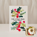 Have A Berry Merry Christmas A6 Card Collab X Ptd