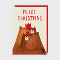Christmas Bear Hugs Card | Funny Animal Christmas Card