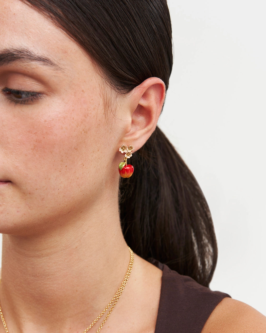 Fable Apple Blossom Drop Earrings