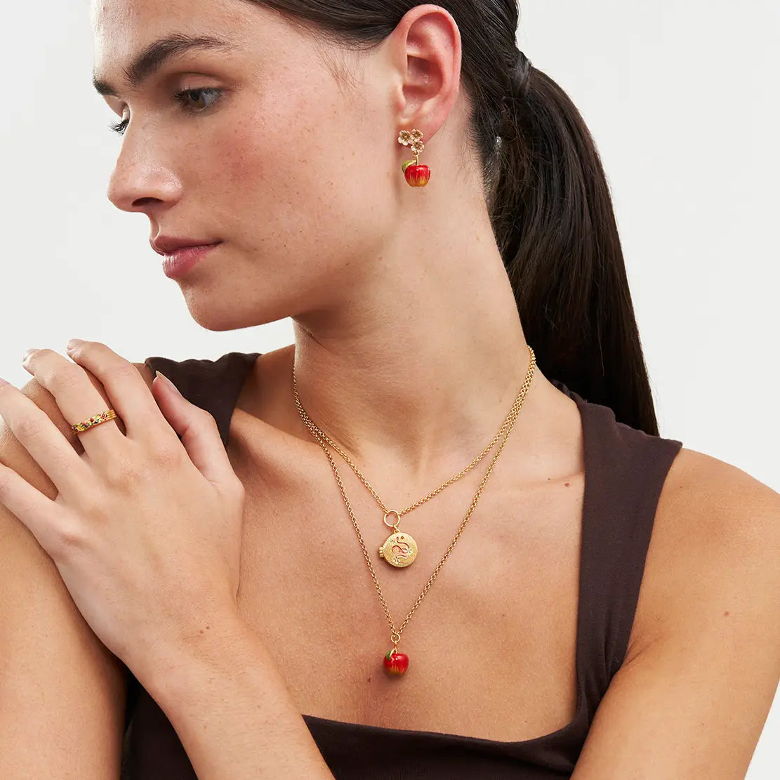 Fable Apple Necklace