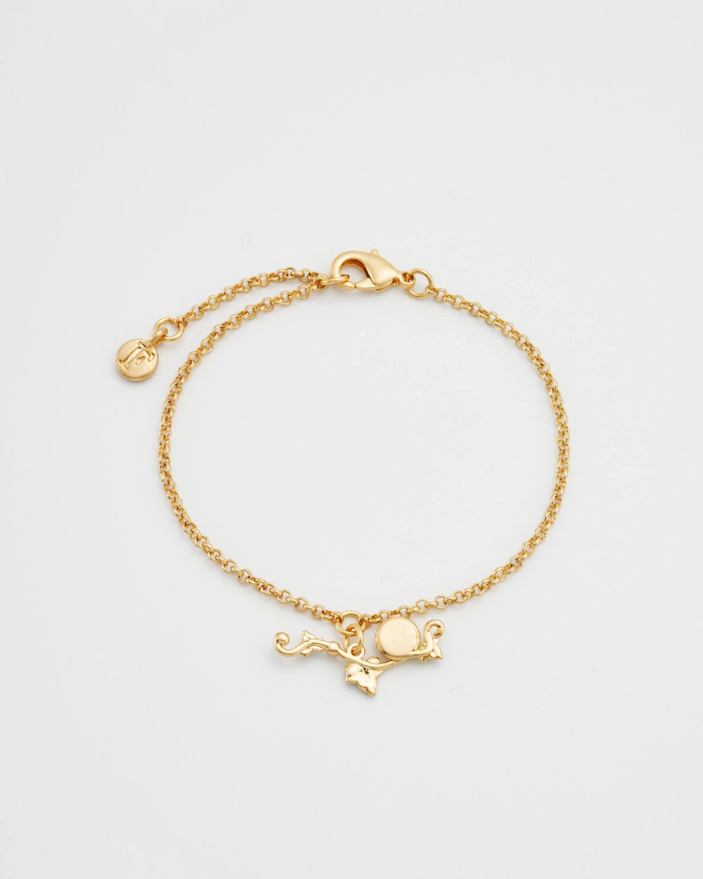 Fable Ivy Pearl T-Bar Bracelet