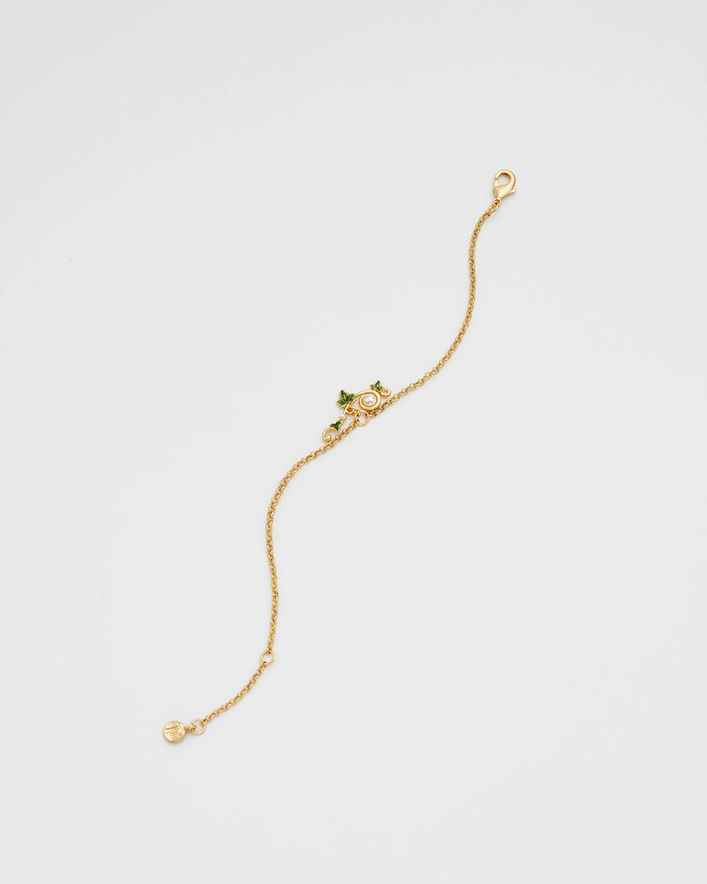 Fable Ivy Pearl T-Bar Bracelet