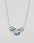 Fable Larkspur Choker Necklace in Silver