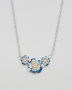 Fable Larkspur Choker Necklace in Silver