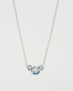Fable Larkspur Choker Necklace in Silver
