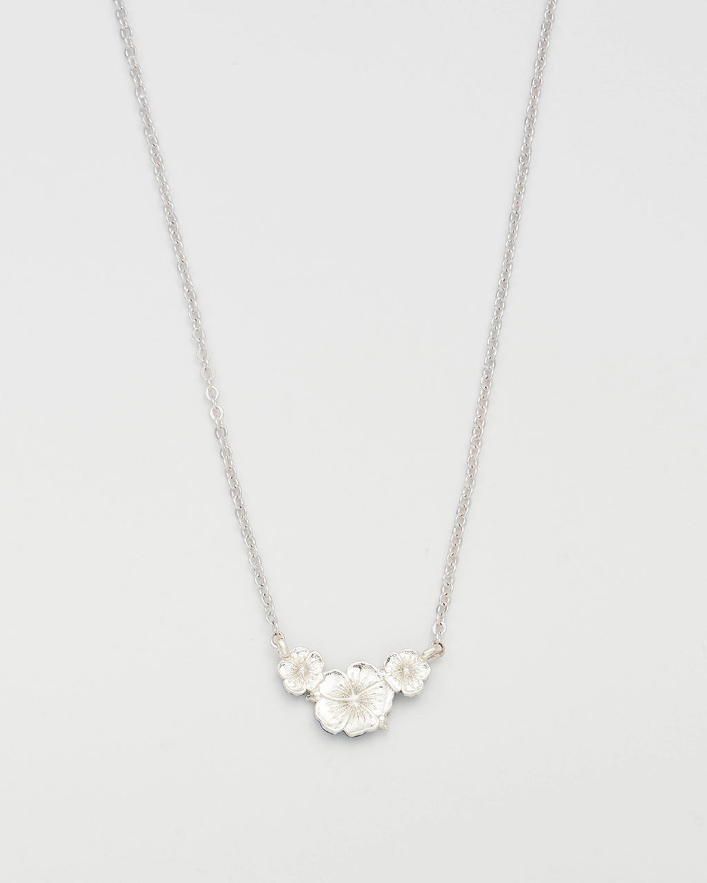 Fable Larkspur Choker Necklace in Silver
