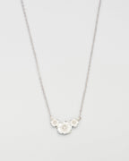 Fable Larkspur Choker Necklace in Silver