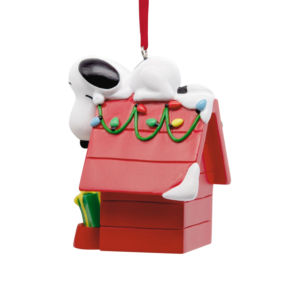 Collectable Peanuts™ Christmas - Snoopy On Doghouse Ornament