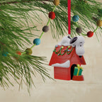Collectable Peanuts™ Christmas - Snoopy On Doghouse Ornament