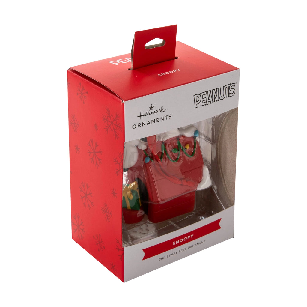 Collectable Peanuts™ Christmas - Snoopy On Doghouse Ornament