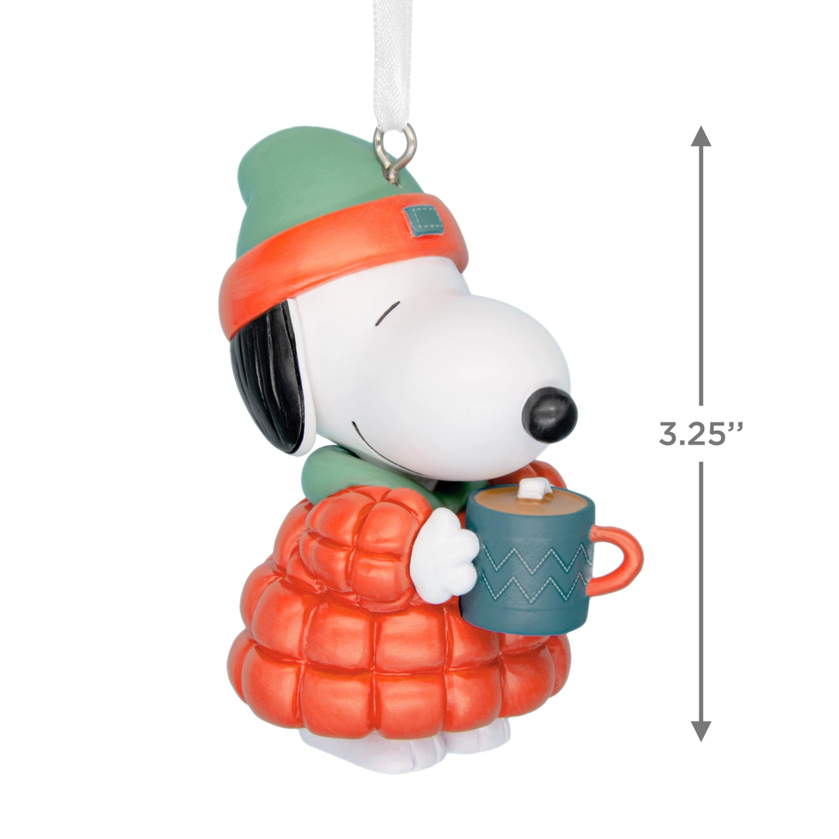 Collectable Peanuts™ Snoopy with Hot Chocolate Ornament
