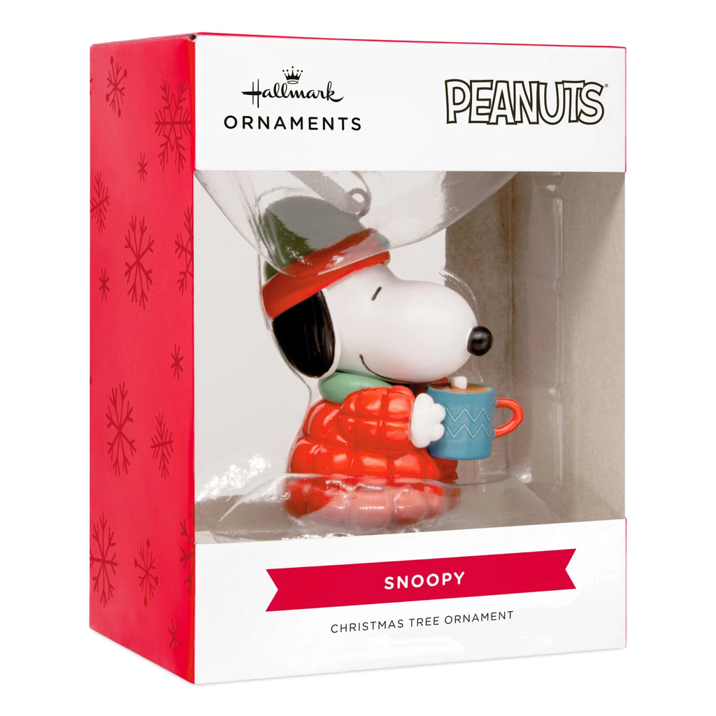 Collectable Peanuts™ Snoopy with Hot Chocolate Ornament