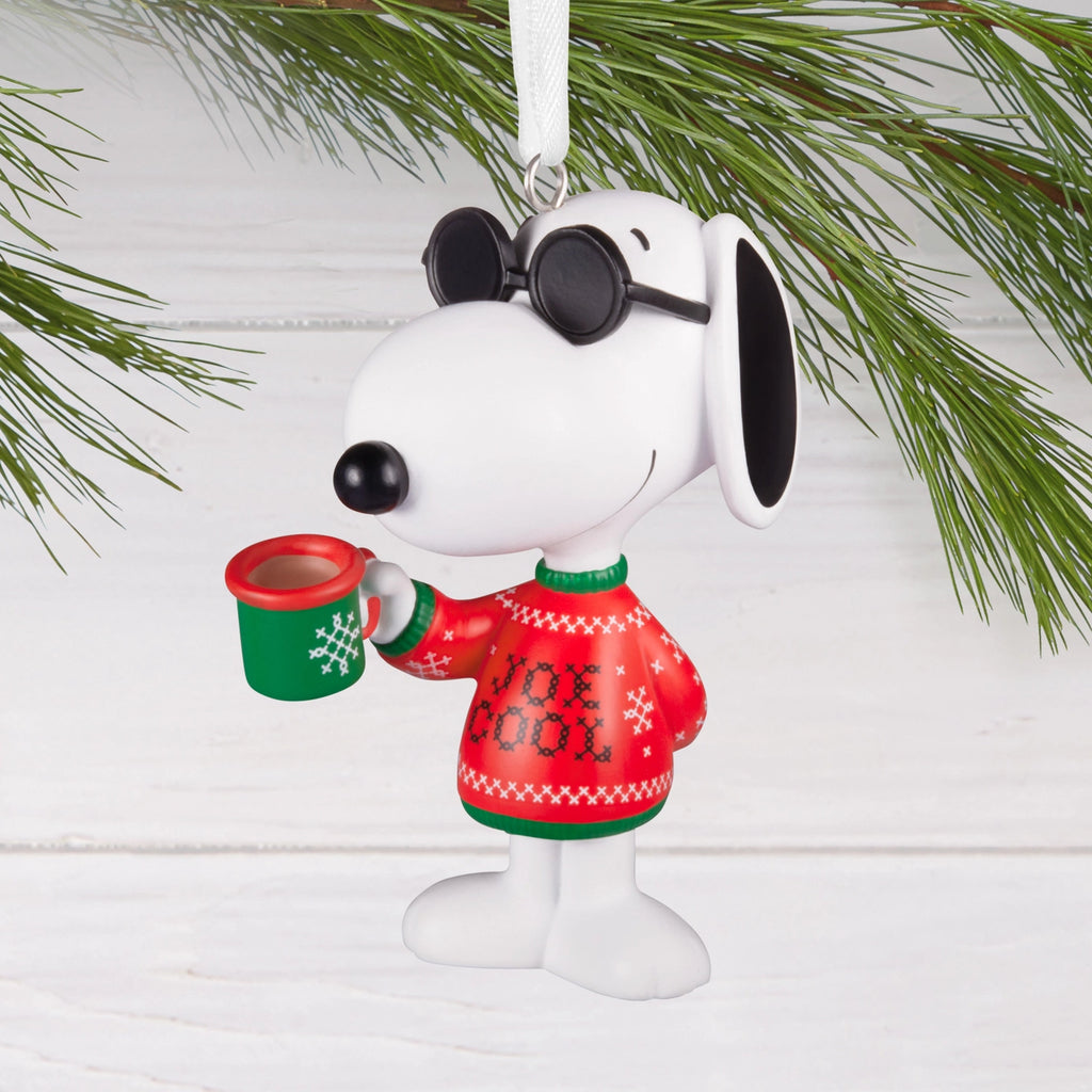 Peanuts™ Christmas Hanging Ornament - Snoopy As Joe Cool
