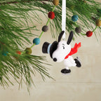 Peanuts™ Hanging Ornament - Snoopy Ice Skating with Top Hat