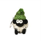 Islander Erin Knitwear Bobble Hat Sheep Keyring