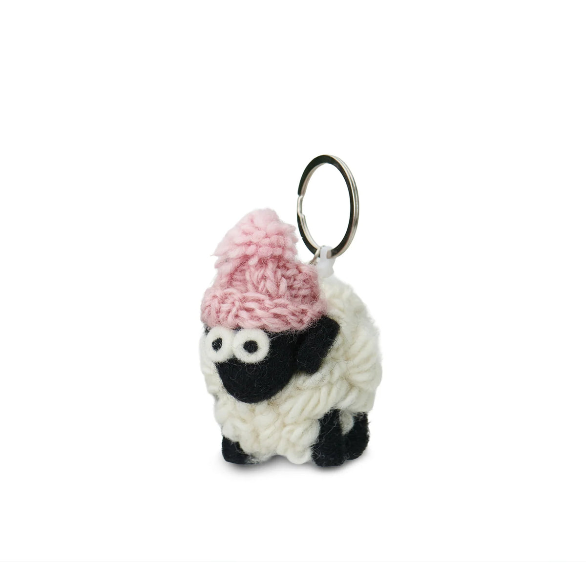 Islander Erin Knitwear Bobble Hat Sheep Keyring