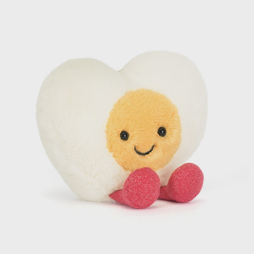 Jellycat Amuseables Heart Boiled Egg
