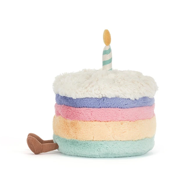Jellycat Amuseables Rainbow Birthday Cake