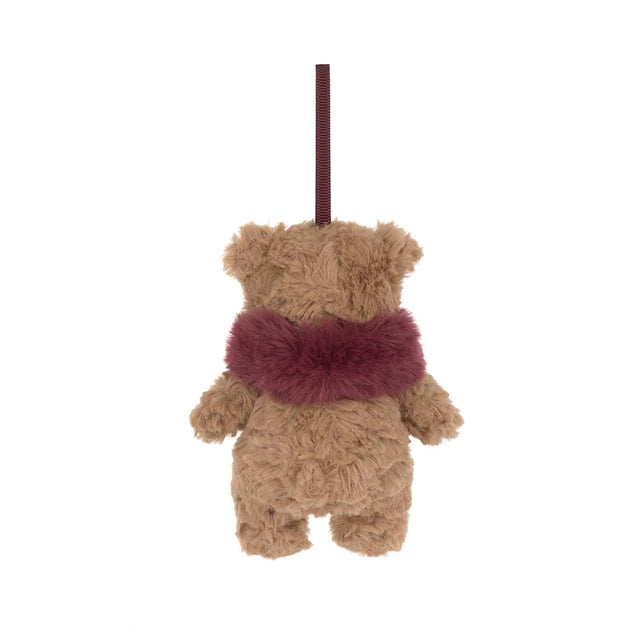 Jellycat Bartholomew Bear Winter Warmer Decoration