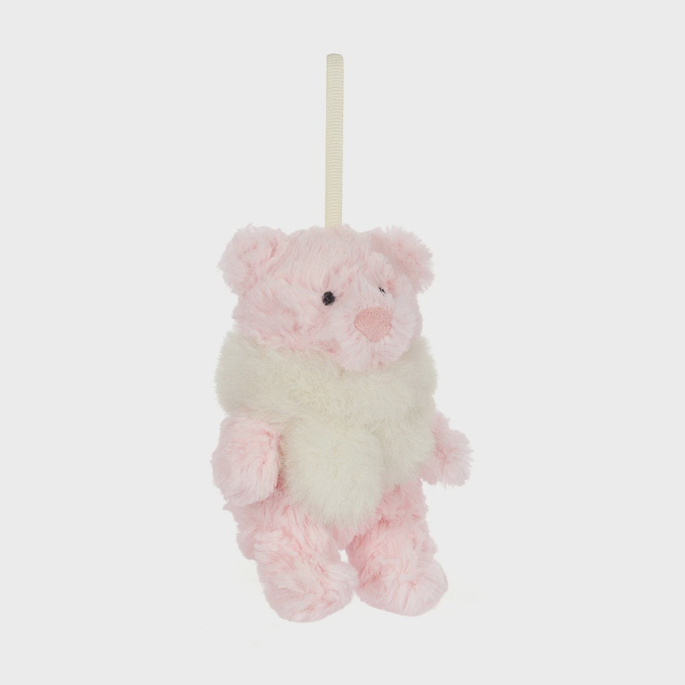 Jellycat Leola Bear Winter Warmer Decoration