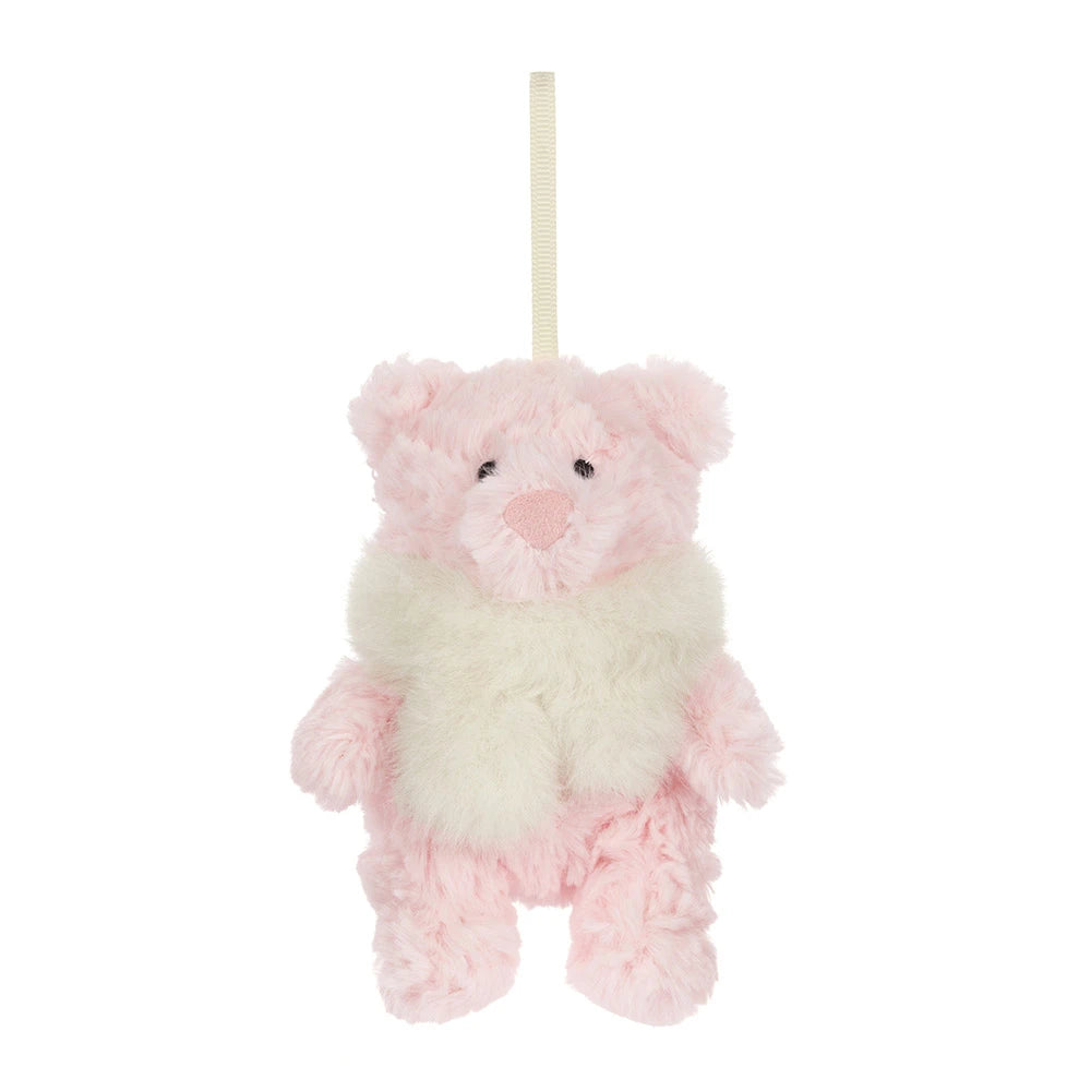 Jellycat Leola Bear Winter Warmer Decoration
