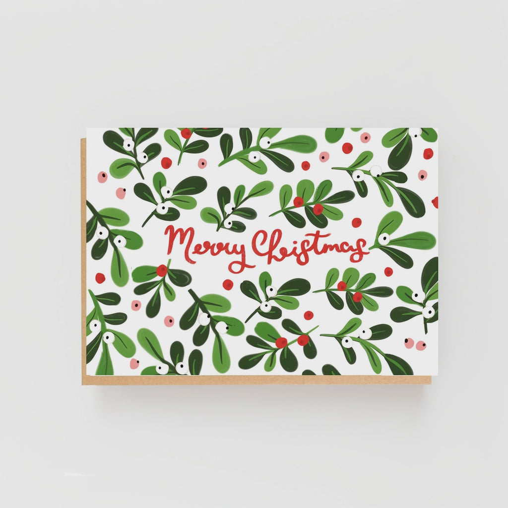 Mistletoe - Merry Christmas Card