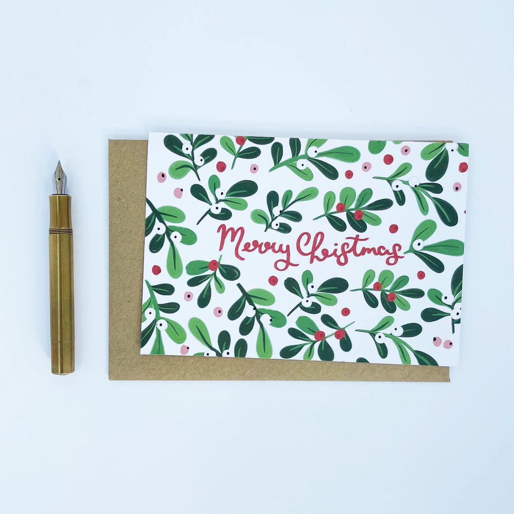 Mistletoe - Merry Christmas Card
